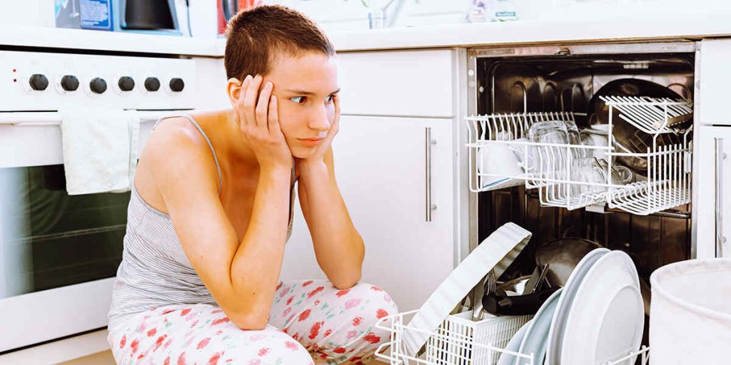 why is my dishwasher not draining