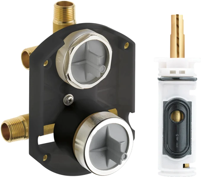Delta R22000 shower valve and Moen 1222 cartridge